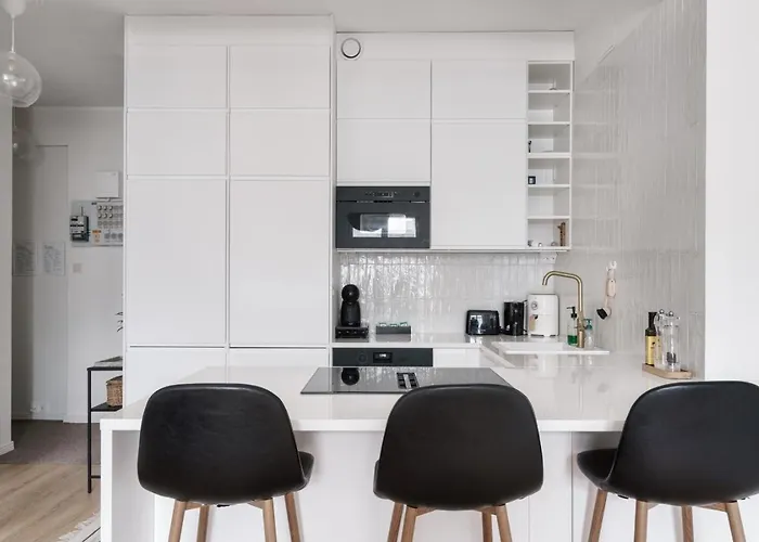 아파트 Scandi Design Gem, Steps From Local Life 헬싱키